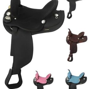 ** SALE** 11" 12" Eclipse By Tough1 Round Skirt Competition Saddle Youth