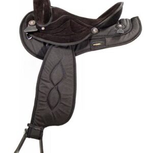 14" to 17" Big Horn Black Synthetic Saddle 599 600 601 602 603 604