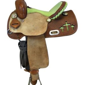 14 Inch Used HR Saddlery Barrel Saddle