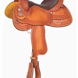 15.5" 16" Crates Ladies Tooled Reiner Saddle 4521