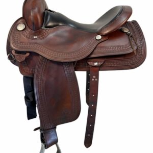 SOLD 2025/05/28 15.5Inch Used Circle Y Trail Saddle 300