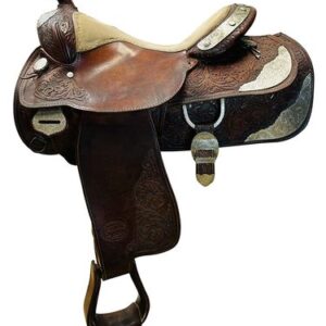 15.5Inch Used Silver Royal Show Saddle