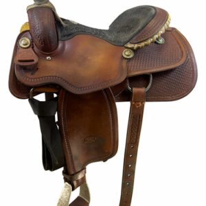 PRICE REDUCED! 15 Inch Used Billy Cook Arena Roping Saddle 2147