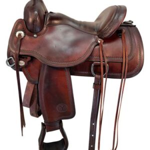 15 Inch Used Circle Y Topeka Trail Saddle 1651