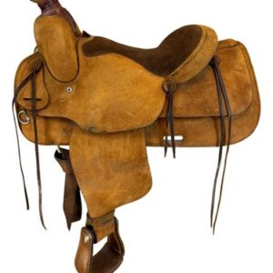 15 Inch Used Fred Hook Roping Saddle