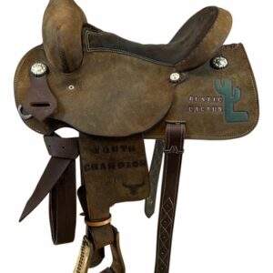 15 Inch Used Mavericks Saddle Co Barrel Saddle 45