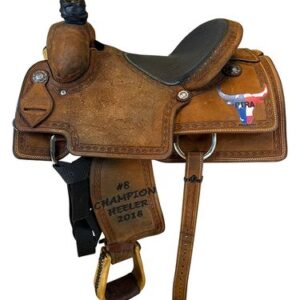 PRICE REDUCED! 15 Inch Used Scott Thomas Roping Trophy Saddle