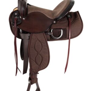 15" to 17" Big Horn Lady Light Weight Flex Trail Saddle 323