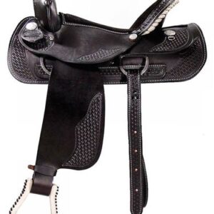 16" 17" Dakota Black Trail Saddle 350