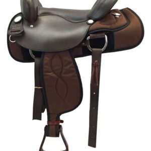 16" Big Horn Wide Flex Tree Saddle 302