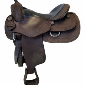 16 Inch Used Bar J Tack Reining Saddle