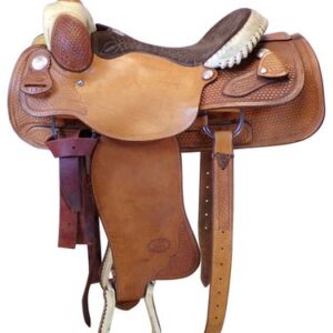 16 Inch Used Billy Cook Dally Team Roper Saddle 9111