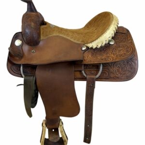 16 Inch Used Billy Cook Greenville Roping Saddle 342