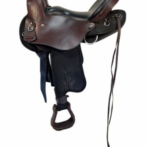 16 Inch Used Crest Ridge Saddlery Cordura Trail Saddle