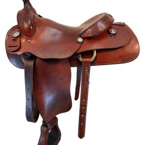16 Inch Used Jack Resch Roping Saddle