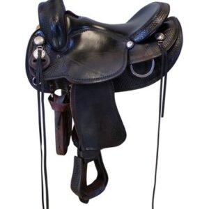 HOLD 2025/05/16c 16 Inch Used National Bridle Shop Trail Saddle 2212
