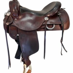 16 Inch Used RW Bowman Trail Saddle 9436