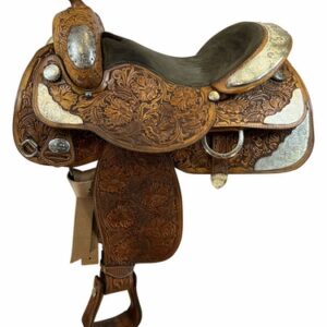 HOLD 2025/05/21j 16 Inch Used Tex Tan Show Saddle