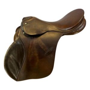 17.5Inch Used Passier Hannover Jumping Saddle PS P-GR