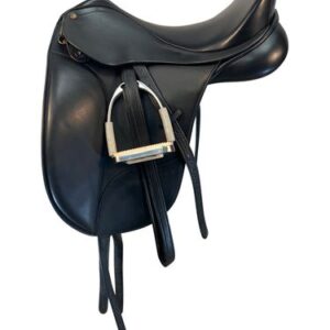 17 Inch Used Bates Dressage Saddle