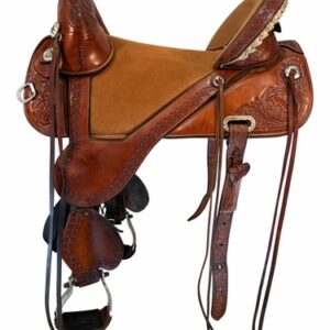 HOLD 2025/05/16e 16 Inch Used Teskey Roping Saddle