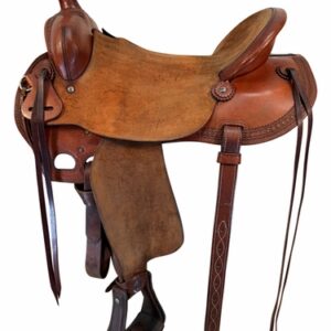 HOLD 2025/05/23c 17 Inch Used Diamond M Saddlery by McCall Ranch Saddle