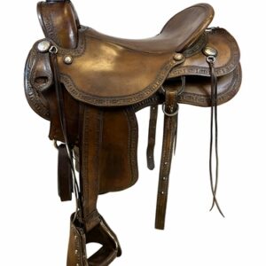 17 Inch Used Orthoflex Trail Saddle
