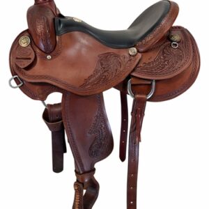 17 Inch Used Rocking R All Around Saddle 1831