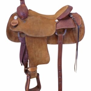 17 Inch Used Teskey Roping Saddle