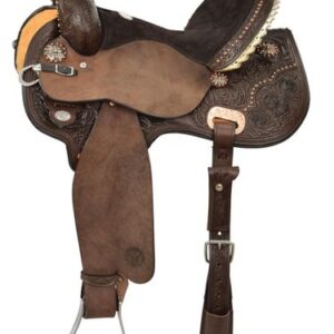 Circle Y Kenda Lenseigne Black Powder Mounted Shooter Saddle 2404 w/Free Pad