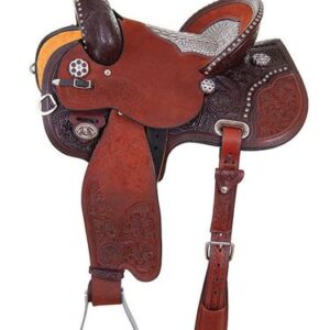 Circle Y Kenda Lenseigne Runnin' Gun Mounted Shooter Saddle 2406