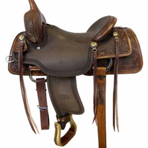 Billy Cook 1/2 Breed Crazy Stamp Pro Cutter Saddle 4003