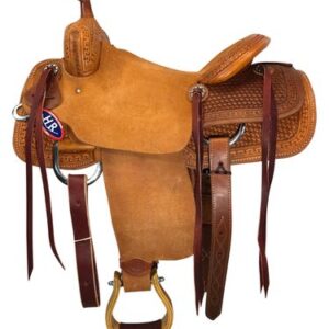 15.5" to 17" HR Hud Roberts Ranch Cutter Saddle 320H
