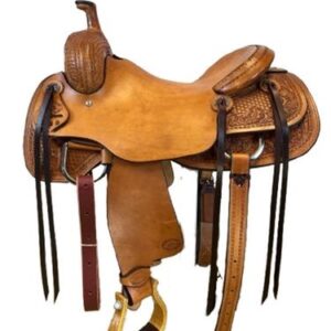15.5" to 17" HR Hud Roberts Ranch Cutter Saddle 729H