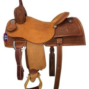15" to 17" HR Hud Roberts Signature Cutting Saddle 732H
