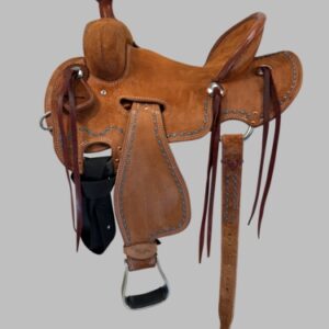 13.5Inch Used Teskey Elite Ranch Saddle