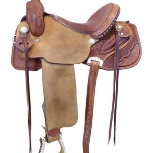 14.5Inch Used Double J Lynn McKenzie Special Barrel Saddle