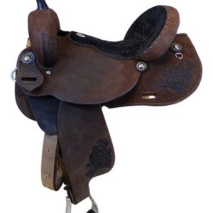 HOLD 2025/05/24j 14.5Inch Used Double J Saddlery Pozzi Pro Racer Barrel Saddle SBP100B