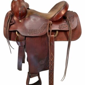 14.5Inch Used Gary Broderick Rodeo Shop Ranch Saddle