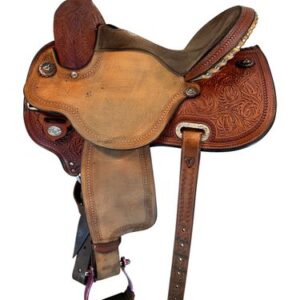 14 Inch Used Circle Y Can Chaser Flex 2 Barrel-Iron Barrel Saddle 1538