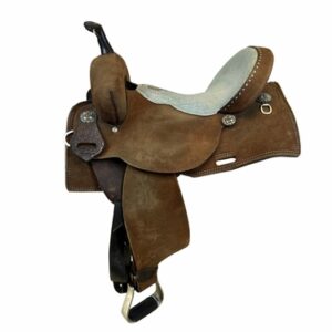 HOLD 2025/05/20j PRICE REDUCED! 14 Inch Used Double J Barrel Saddle