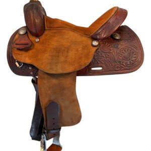 14 Inch Used Tex Tan Barrel Saddle