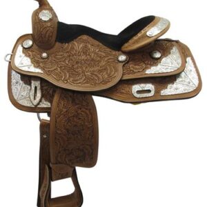 16" Royal King Seven Oaks Silver Show Saddle 851