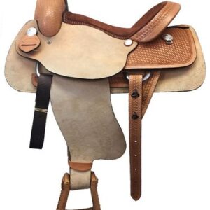 15" to 17" Dakota Roughout Roping Saddle 502