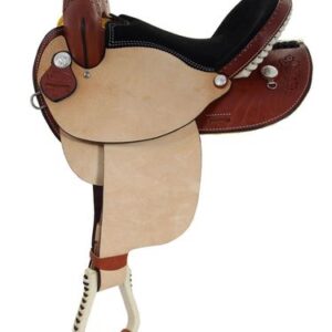 14" to 16" Dakota Oak Leaf Barrel Racing Saddle 300