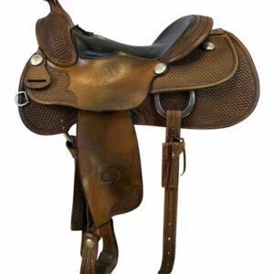15.5Inch Used Billy Cook Reining Saddle 6112