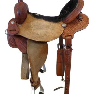 15.5Inch Used Double J Saddlery Intimidator Barrel Saddle