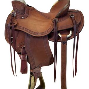 15.5Inch Used HR Saddlery Ranch Wade Saddle