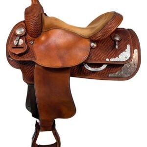 15 Inch Used Crates Arabian Show Saddle 2387