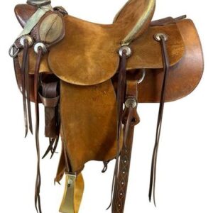 15 Inch Used D.R Shrader Wade Saddle